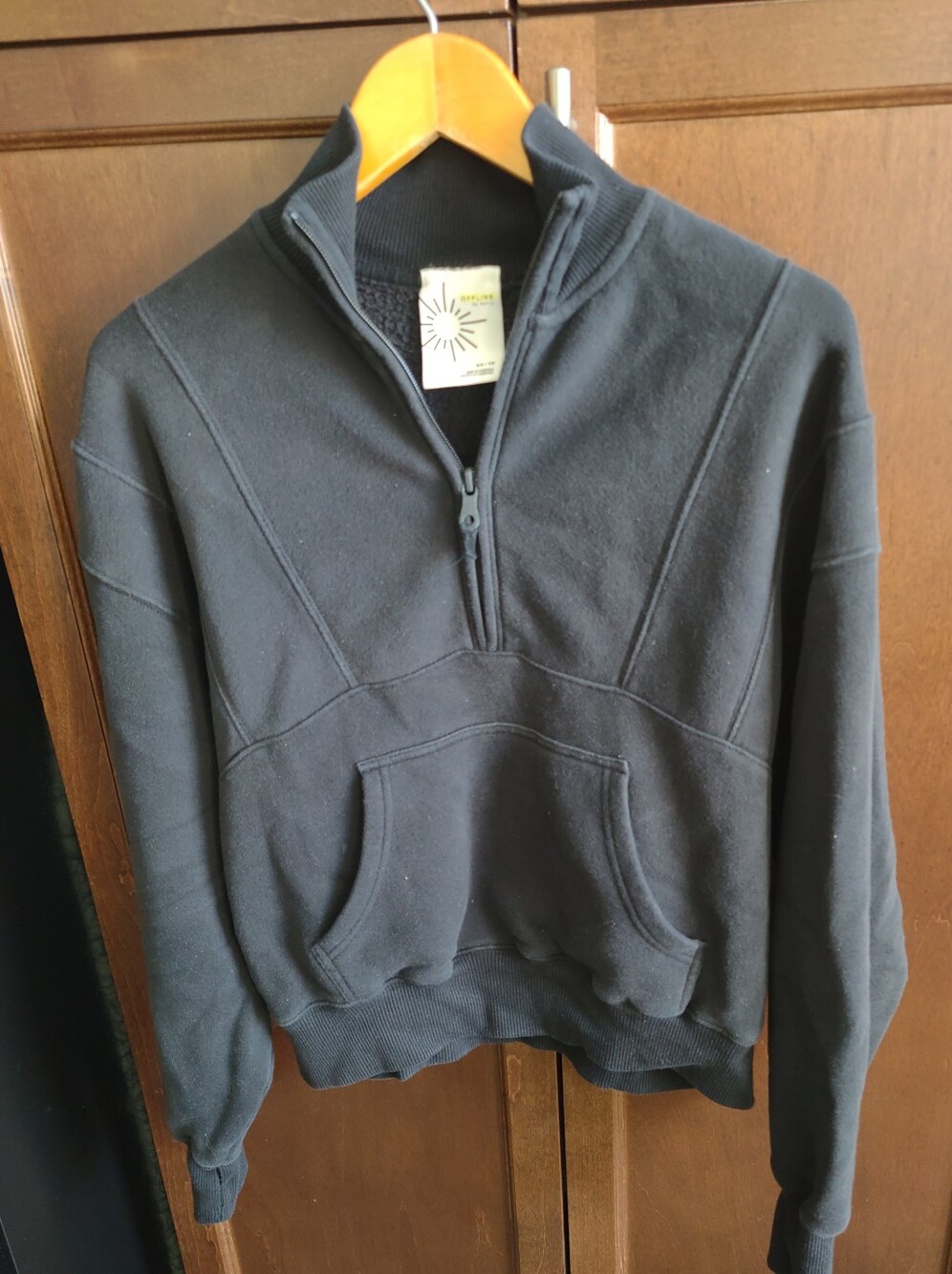 Cloud Fleece Seamed Quarter Zip